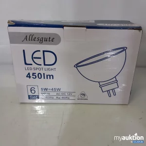 Auktion LED Spot Light warmweiß 6Stk.