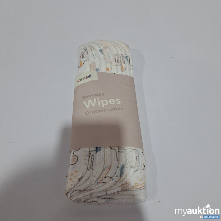 Artikel Nr. 389361: Vimse Reusable Wipes organic cotton 10Stk