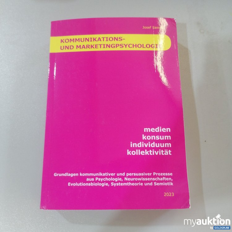 Artikel Nr. 744366: "Kommunikations- und Marketingpsychologie Buch"