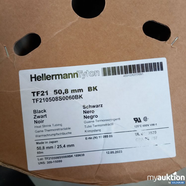 Artikel Nr. 515367: Hellbraun Tyton Warmschrumpfschläuche