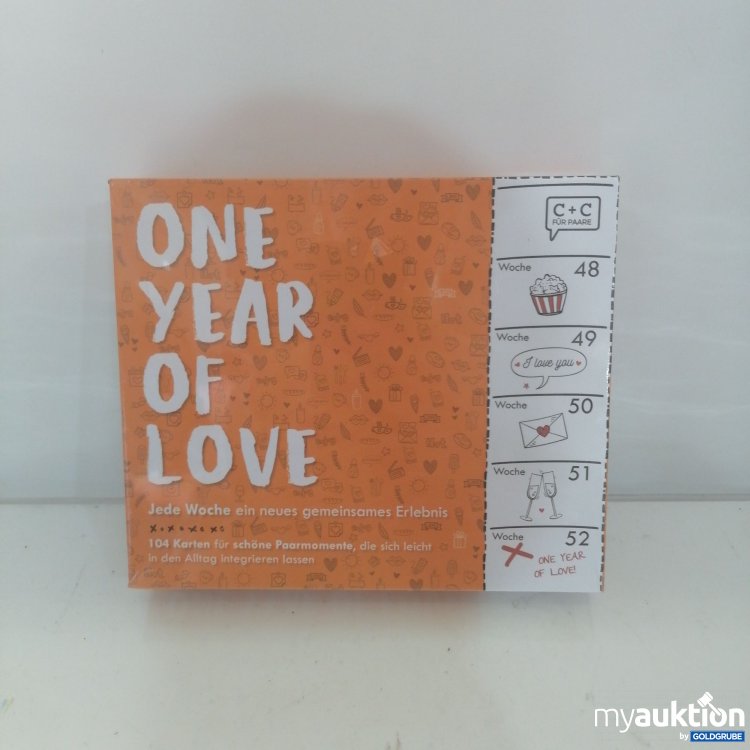 Artikel Nr. 749367: One year of love 104 Karten