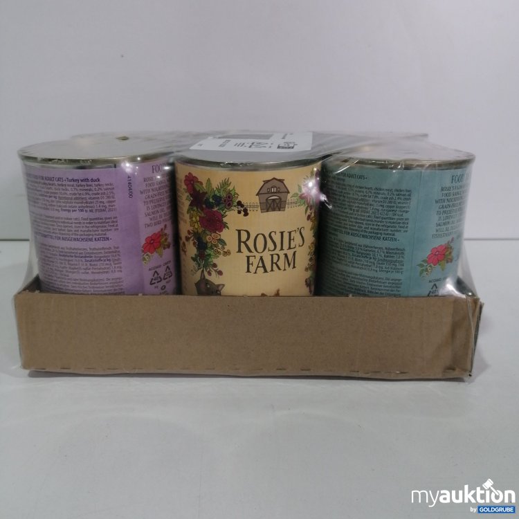 Artikel Nr. 796367: Rosie's Farm Katzenfutter-Mix  6x400g