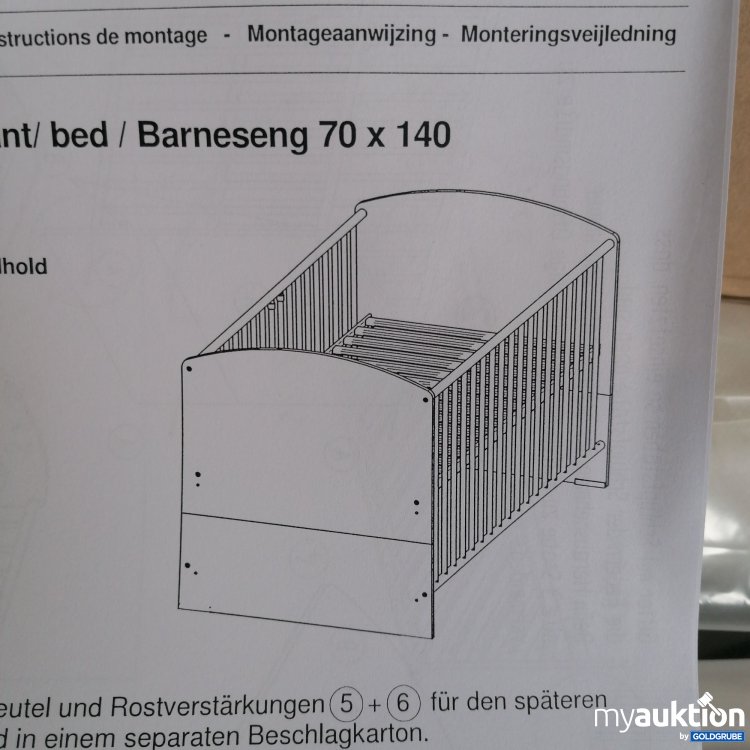 Artikel Nr. 730369: Schardt Kinderbett 70x140 cm. 