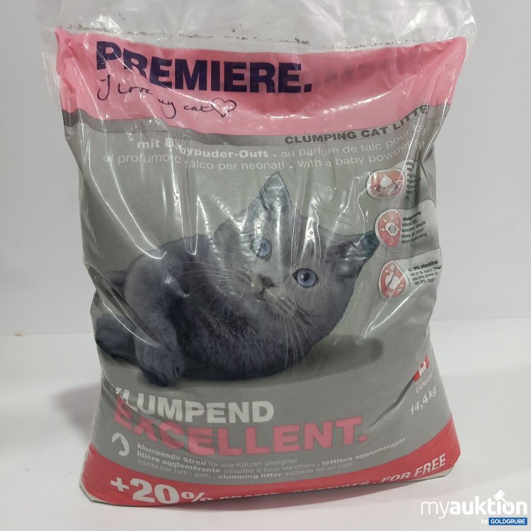 Artikel Nr. 783369: Premiere klumpend excellent Katzenstreu 14,4kg