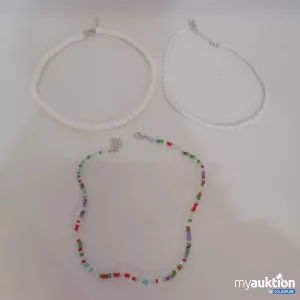 Auktion Halskette 3 Stück 