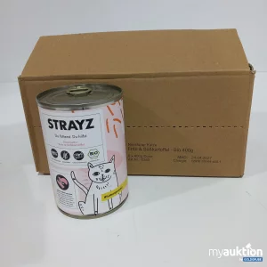 Artikel Nr. 787369: Strayz Nassfutter Ente & Süßkartoffeln für Katze 6x400g