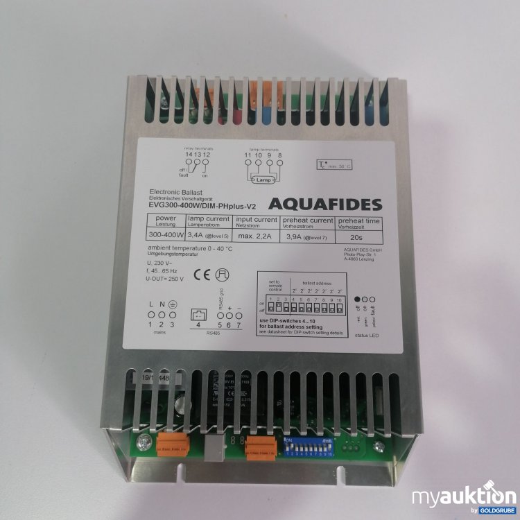 Artikel Nr. 384372: Aquafides Electronisches Vorschaltgerät 