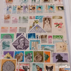 Artikel Nr. 390372: Briefmarken Album bunt gemischt, 60 Seiten