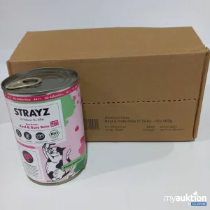 Artikel Nr. 787373: Strayz Nassfutter Rind&Rote Beete in Soße für Katze 6x400g