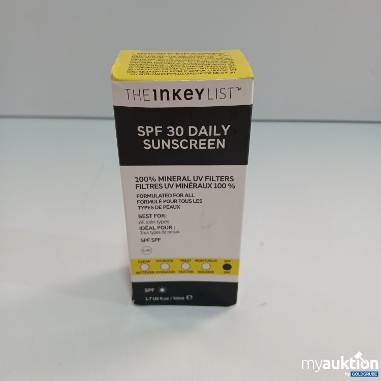 Artikel Nr. 798380: The Inkey List SPF30 Daily Sunscreen 50ml