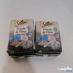 Auktion Sheba Katzenfutter 2er Pack x 6 Stück x 50g