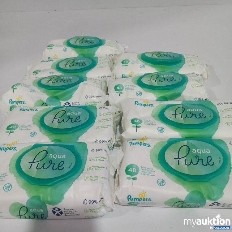 Artikel Nr. 783385: Pampers aqua pure Baby Feuchttücher 9x48Stk