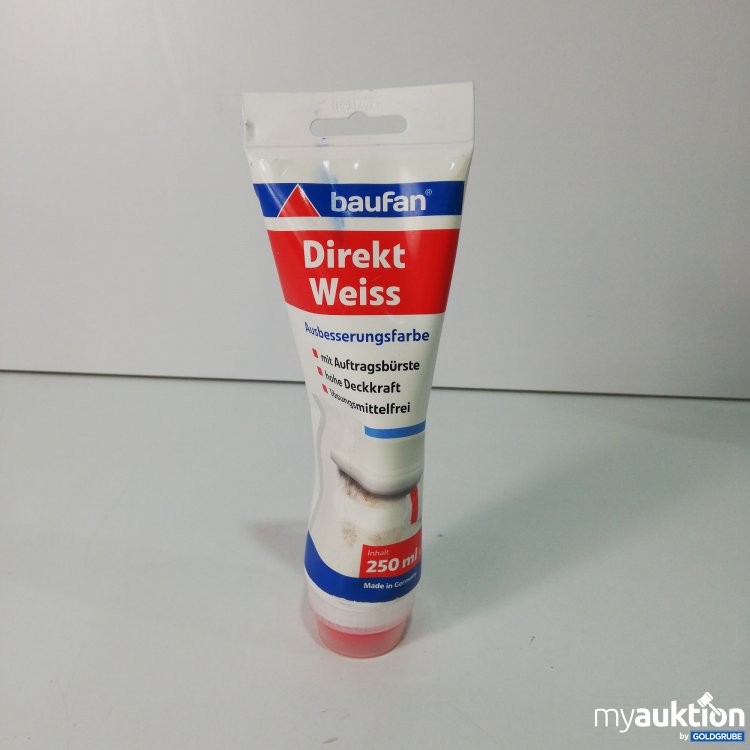 Artikel Nr. 785386: Baufan Direkt Weiss Ausbesserungsfarbe 250ml