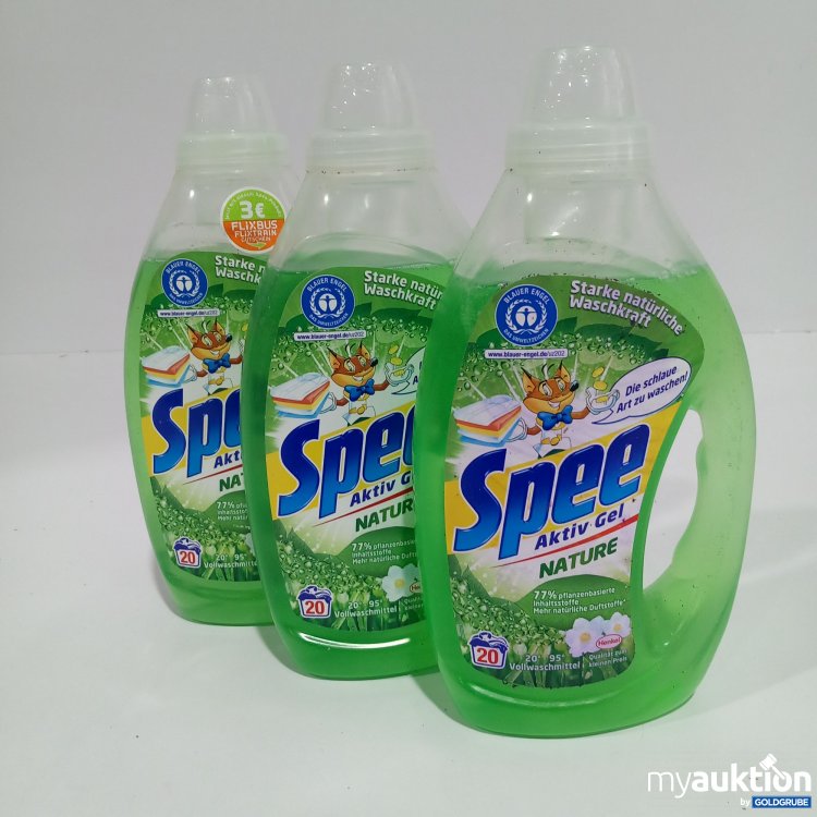 Artikel Nr. 783389: Spee aktiv Gel nature Vollwaschmittel 3x1L