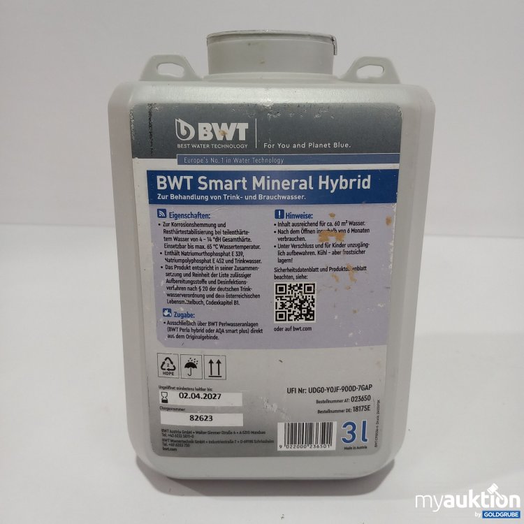 Artikel Nr. 781390: BWT Smart Mineral Hybrid 3l