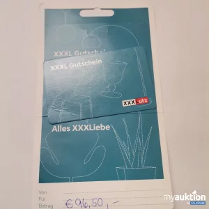 Auktion XXXL Gutschein €96,50