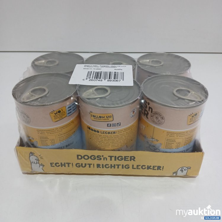 Artikel Nr. 812394 Artikel Nr. 812394: Dogs'n Tiger Katzenfutter 6x400g