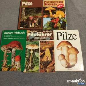 Auktion 5 alte Bücher über Pilze