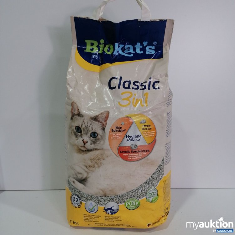 Artikel Nr. 796400: Biokat's Classic 3in1 Katzenstreu 10l