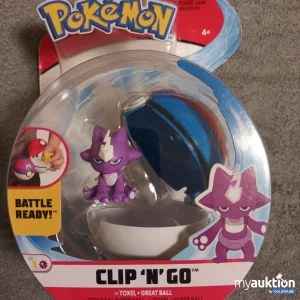 Auktion Originalverpackt, Pokemon Clip 'n' Go, Toxel 