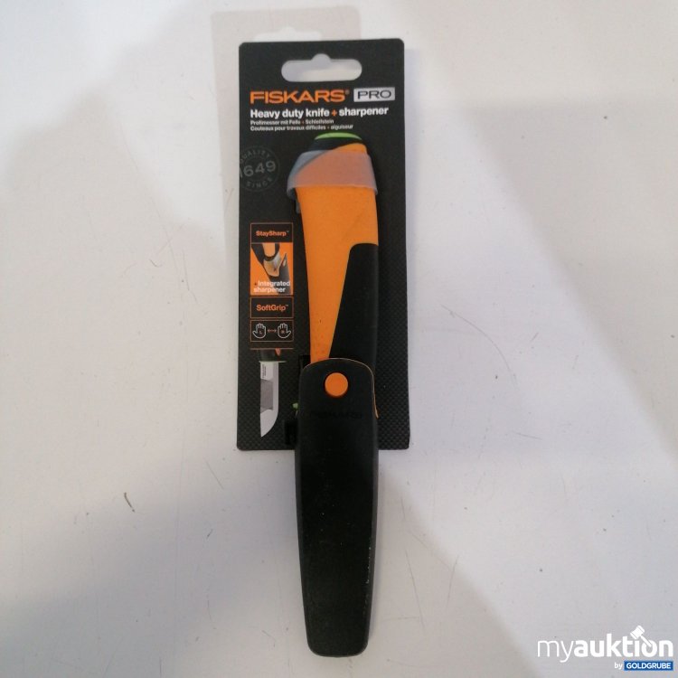 Artikel Nr. 704402: Fiskars Heavy duty knife+sharpener 