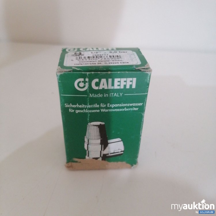 Artikel Nr. 750404: Caleffi Sicherheitsventil 