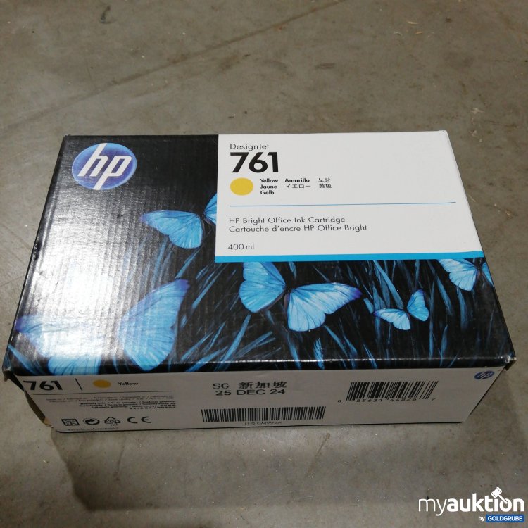 Artikel Nr. 661405: HP Designjet 761 gelb 400ml Druckerpatrone