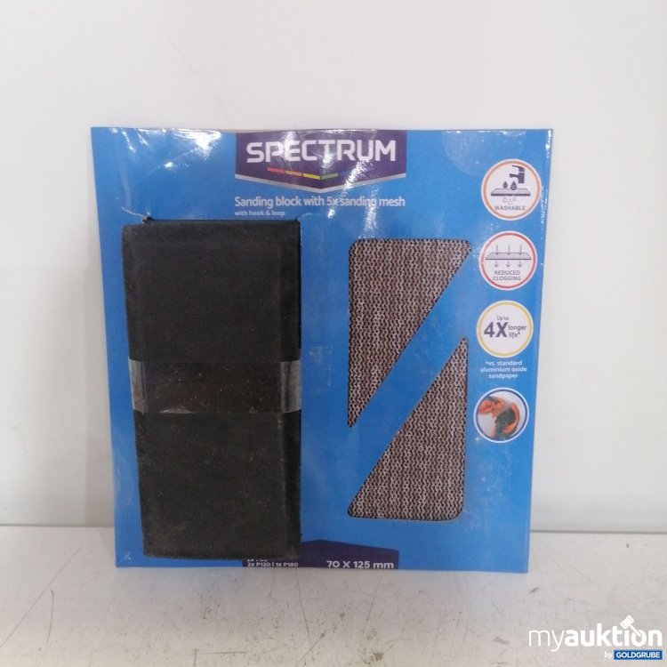 Artikel Nr. 739405: Spectrum Sanding block with 5x sanding mesh 