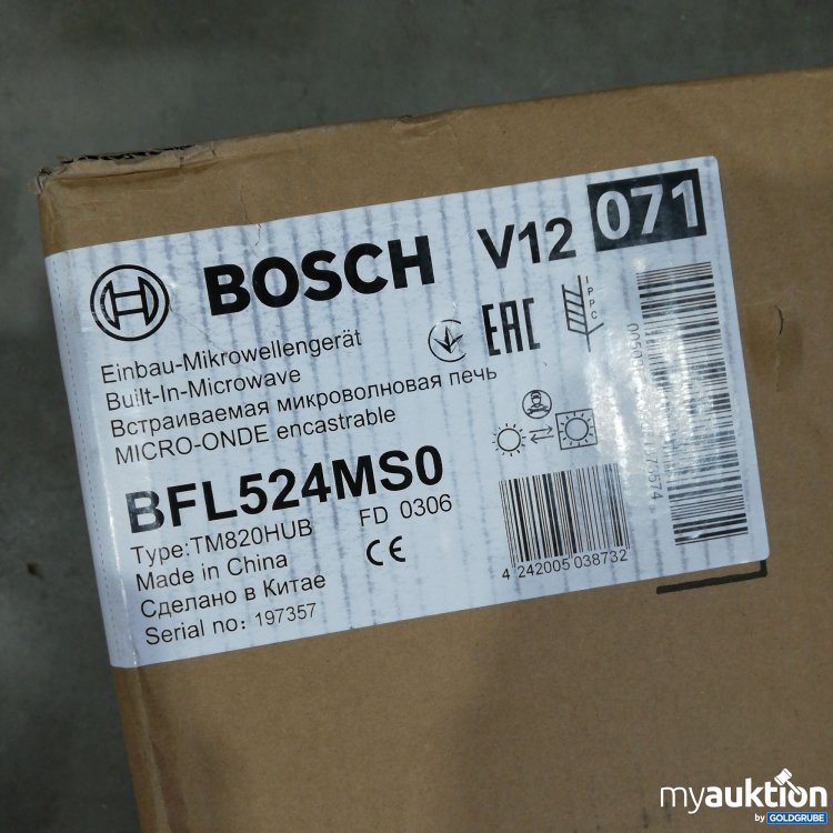 Artikel Nr. 757408: Bosch Einbau Mikrowellengerät BFL524MS0