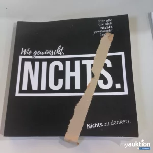 Auktion "Nichts – Das ideale Geschenk"