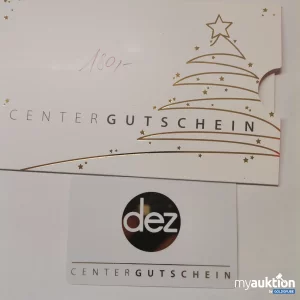 Auktion Dez Center Gutschein Wert 180,-