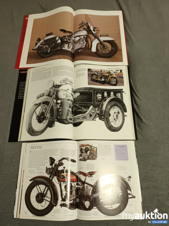 Artikel Nr. 390409: 3 große Harley Davidson Bücher