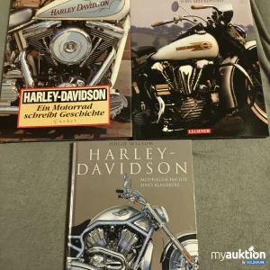 Auktion 3 große Harley Davidson Bücher