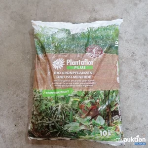 Auktion Plantaflor Plus Bio Grünpflanzen und Palmenerde 10l 