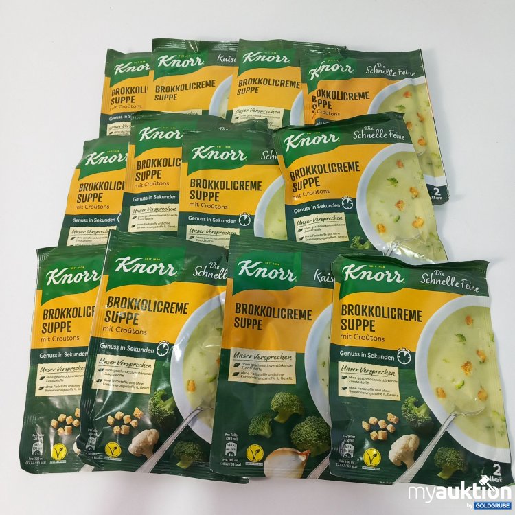 Artikel Nr. 765414: Knorr Brokkolicreme Suppe 12x78g