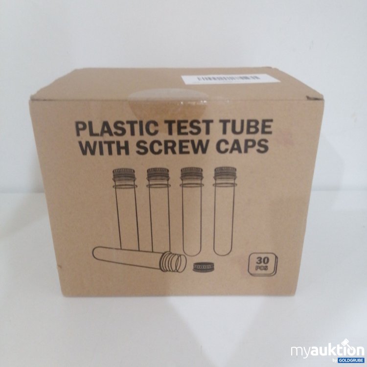 Artikel Nr. 750416: Plastic test tube with screw caps 