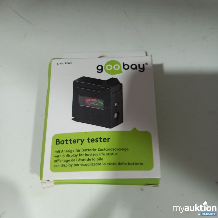 Artikel Nr. 768417: Goobay Battery Tester 