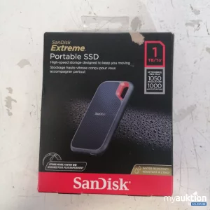 Auktion SanDisk Extreme Portable SSD 1TB.