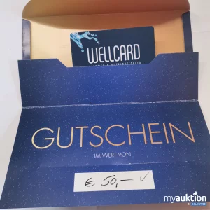 Auktion Wellcard Gutschein Wert 50,-