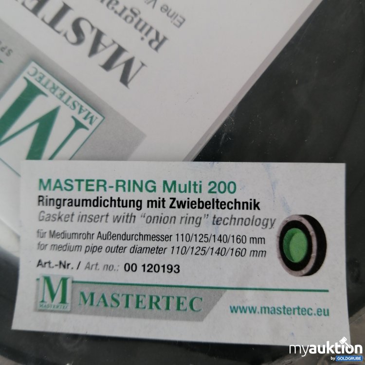 Artikel Nr. 714425: Mastertec Master-Ring Multi 200, Ringraumdichtung