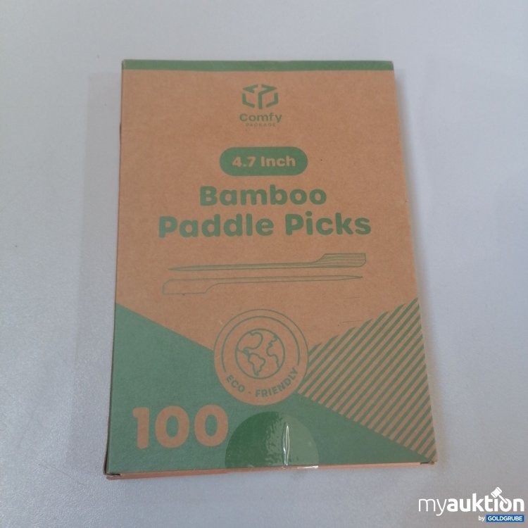 Artikel Nr. 773425: Comfy Bamboo Paddle Picks 100 Stück 