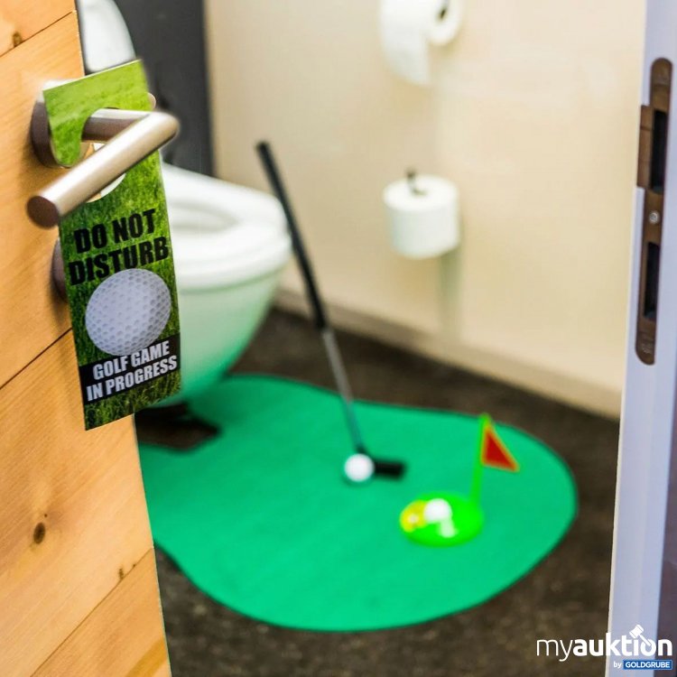 Artikel Nr. 381429: Das ultimative Golfset für die Toilette