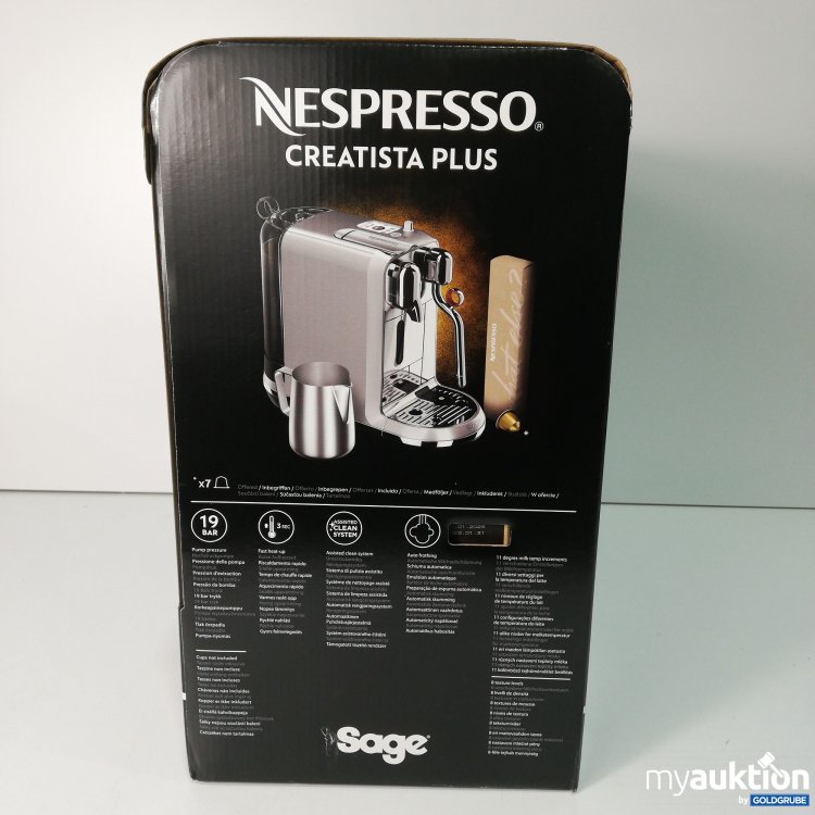 Artikel Nr. 787431: Sage Nespresso Creatista Plus SNE800BSS4EAT1