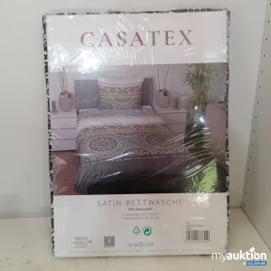 Auktion CASATEX Satin-Bettwäsche-Set