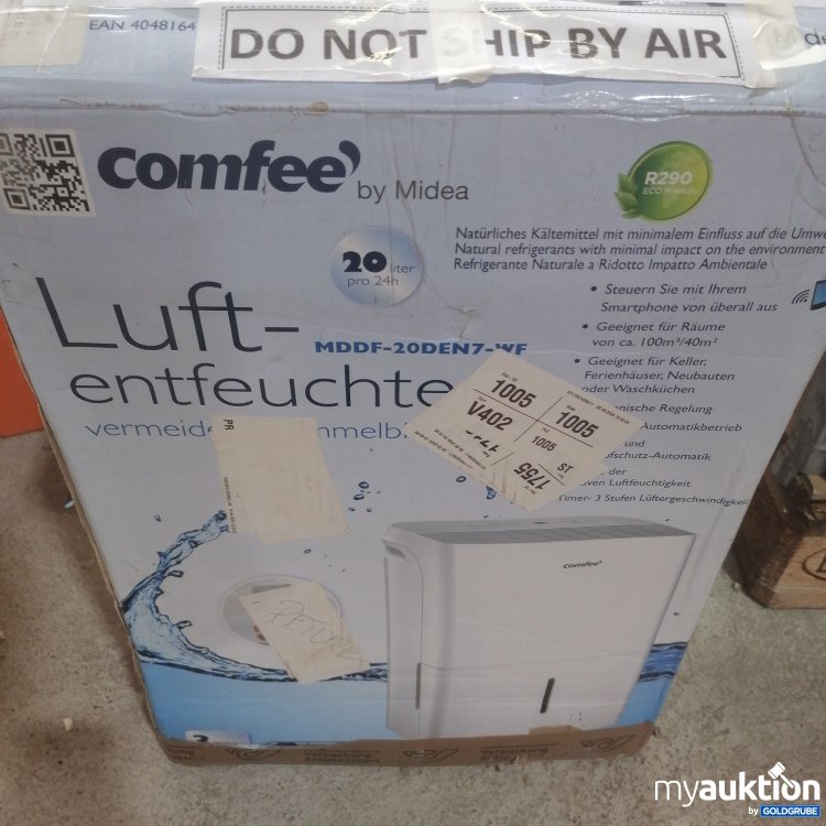 Artikel Nr. 356432: Comfee Luftentfeuchter 20l