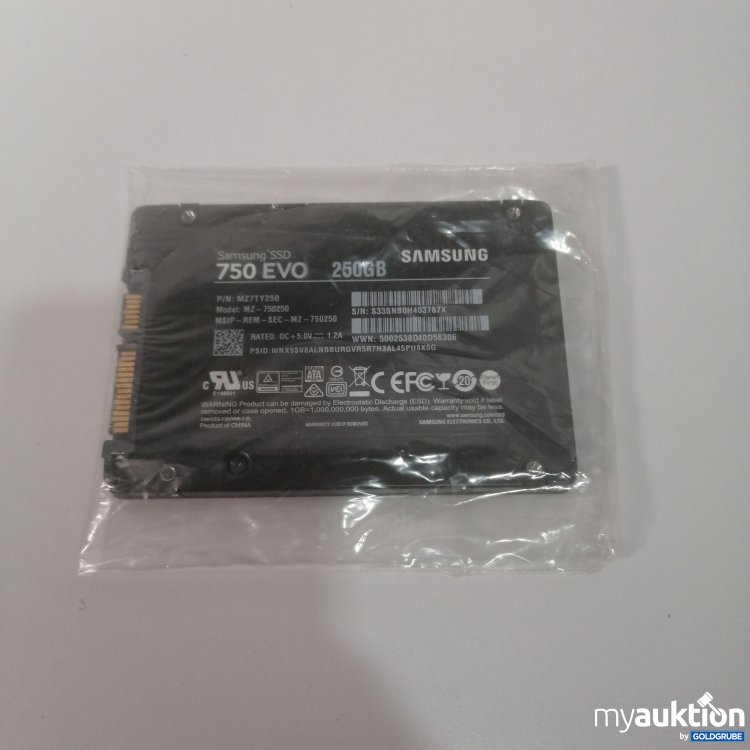 Artikel Nr. 778434: Samsung SSD 750 EVO 250GB