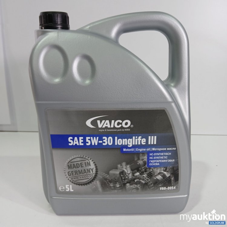 Artikel Nr. 800444: Vaico 5W-30 longlife III 5l