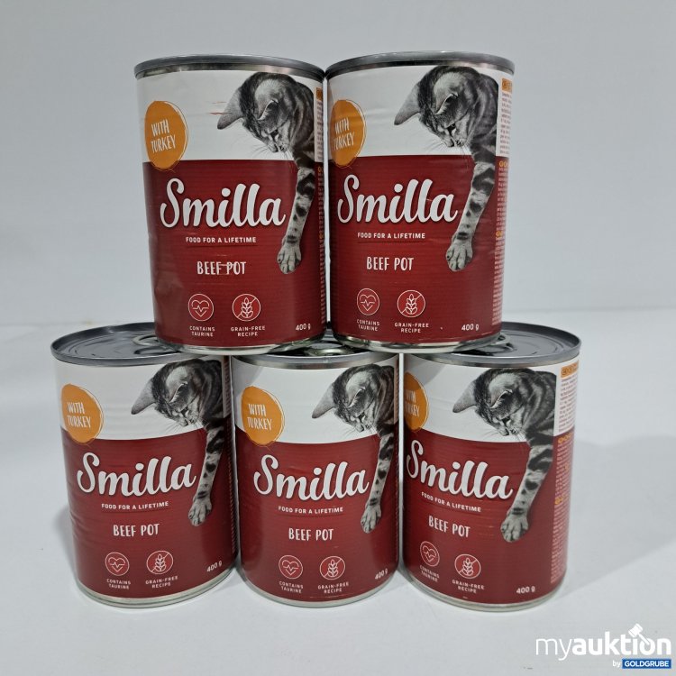 Artikel Nr. 784448: Smilla Katzenfutter Rind/Pute 5x400g