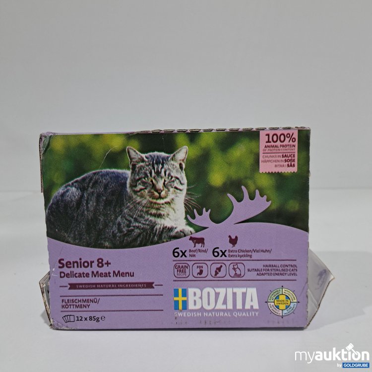 Artikel Nr. 790451: Bozita Katzenfutter Senior 8+  meat menu 12x85g