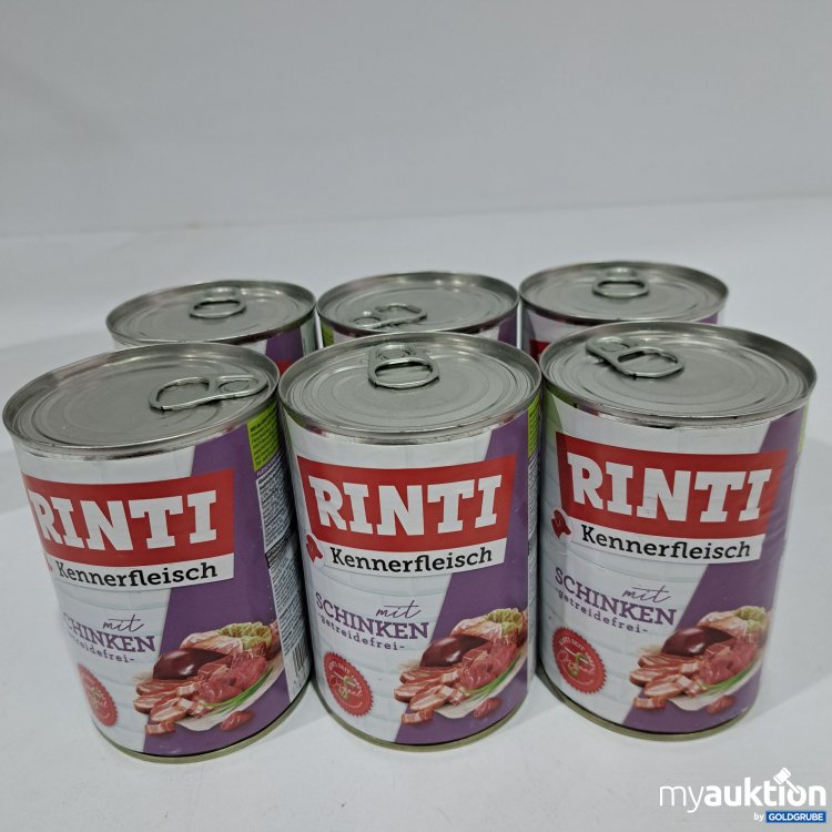 Artikel Nr. 784452: Rinti Hundefutter Kennerfleisch Schinken 6x400g